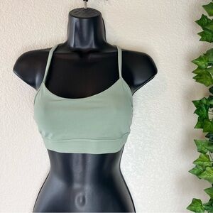 🌷Lululemon Sports Flow Y Bra Sage Green Size S